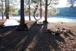 Camp at Snag Lake