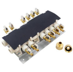 1/2 in. Brass Ball Valves with 12-Port PEX Manifold