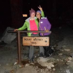 Kate & Jenna off the JMT